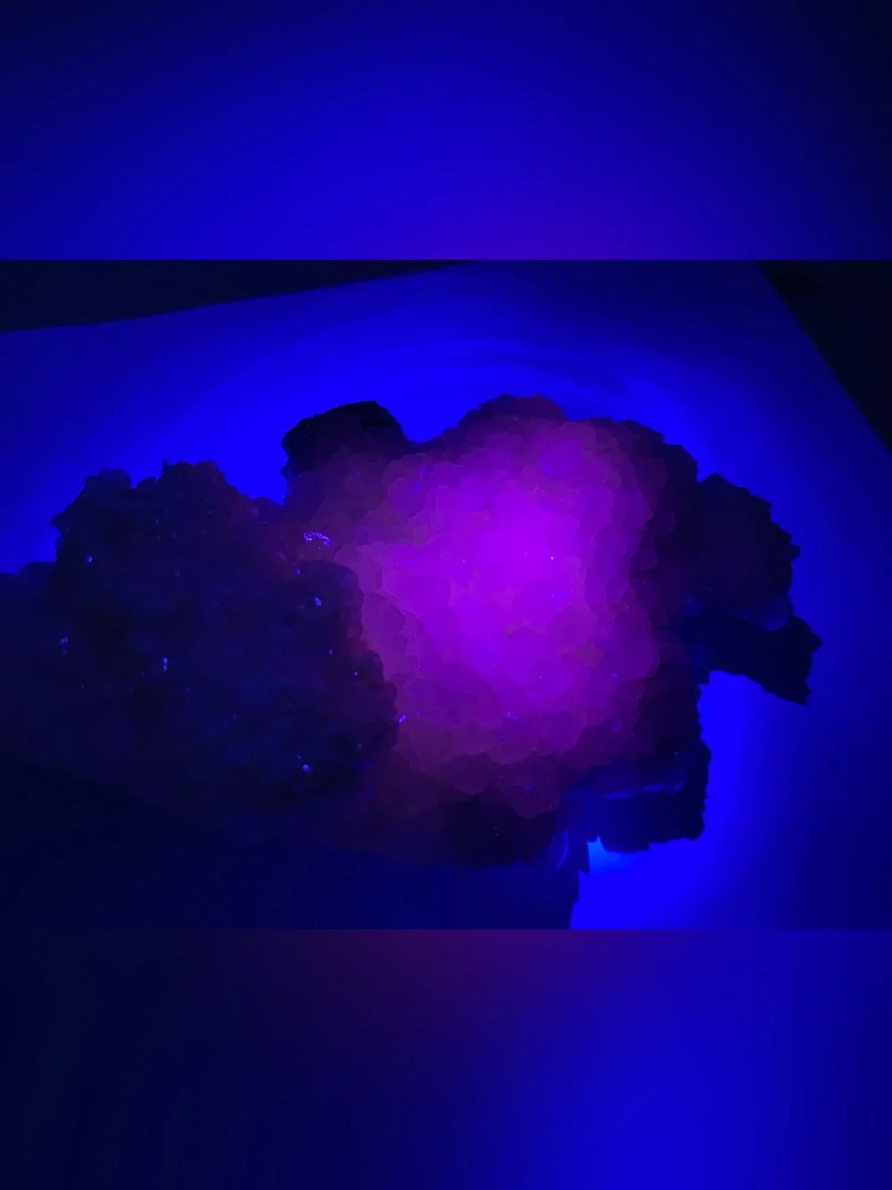 Pink Mangano Calcite Cluster